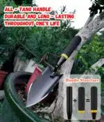 Gardening Hand Trowel: Heavy Duty Carbon Steel - Image 3