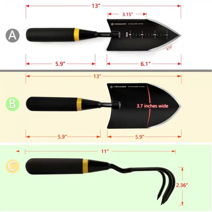 Garden Tool Set: Premium Heavy Duty Steel - Image 3